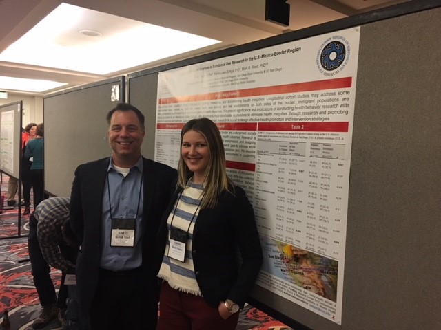 Presenting research at conference